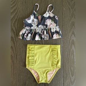 Two piece adorable toddler swimsuit
